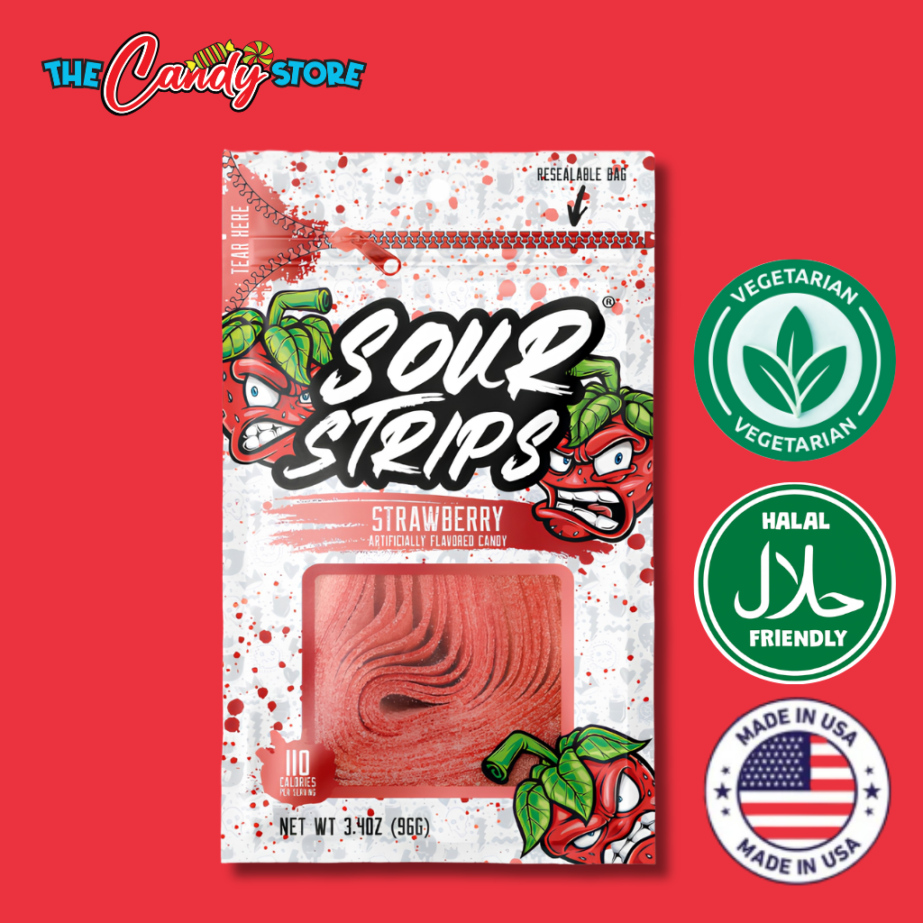 Sour Strips Strawberry