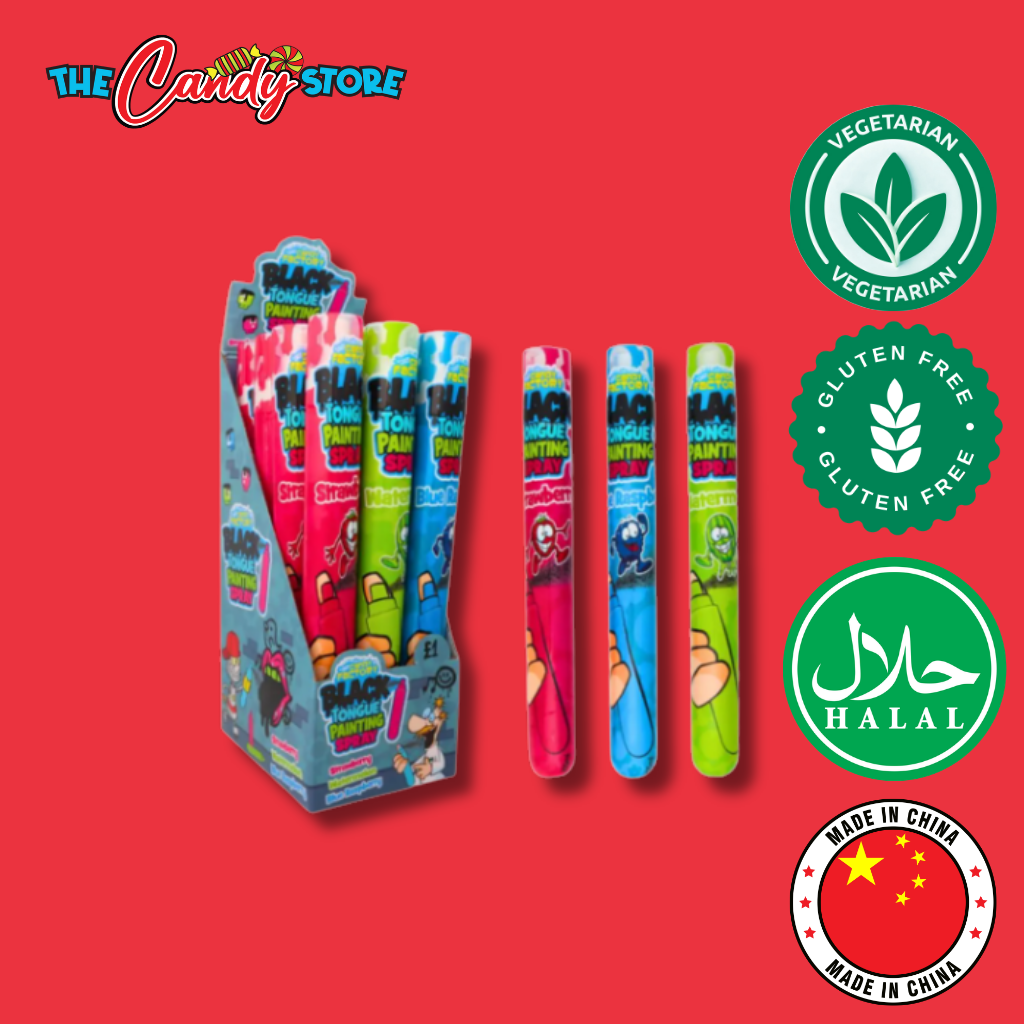 Crazy Candy Factory Black Tongue Painting Spray