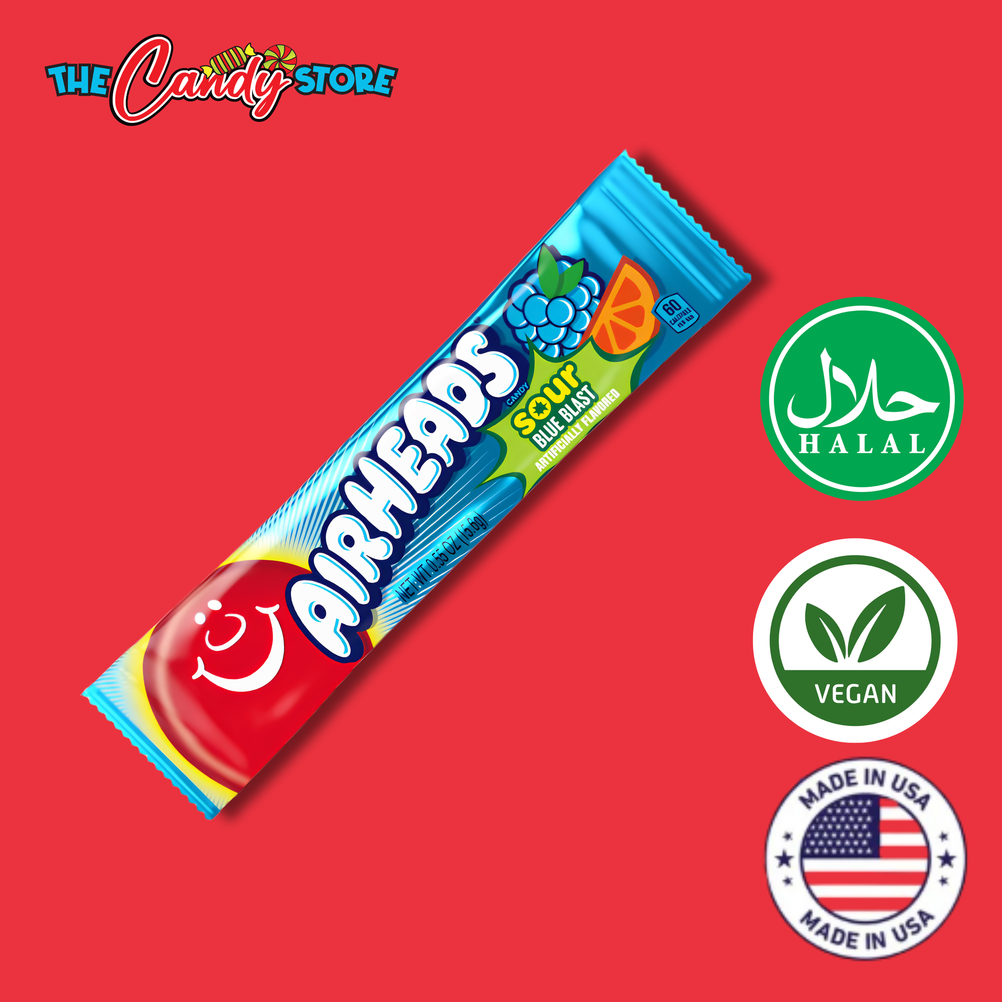 Airheads Sour Blue Blast
