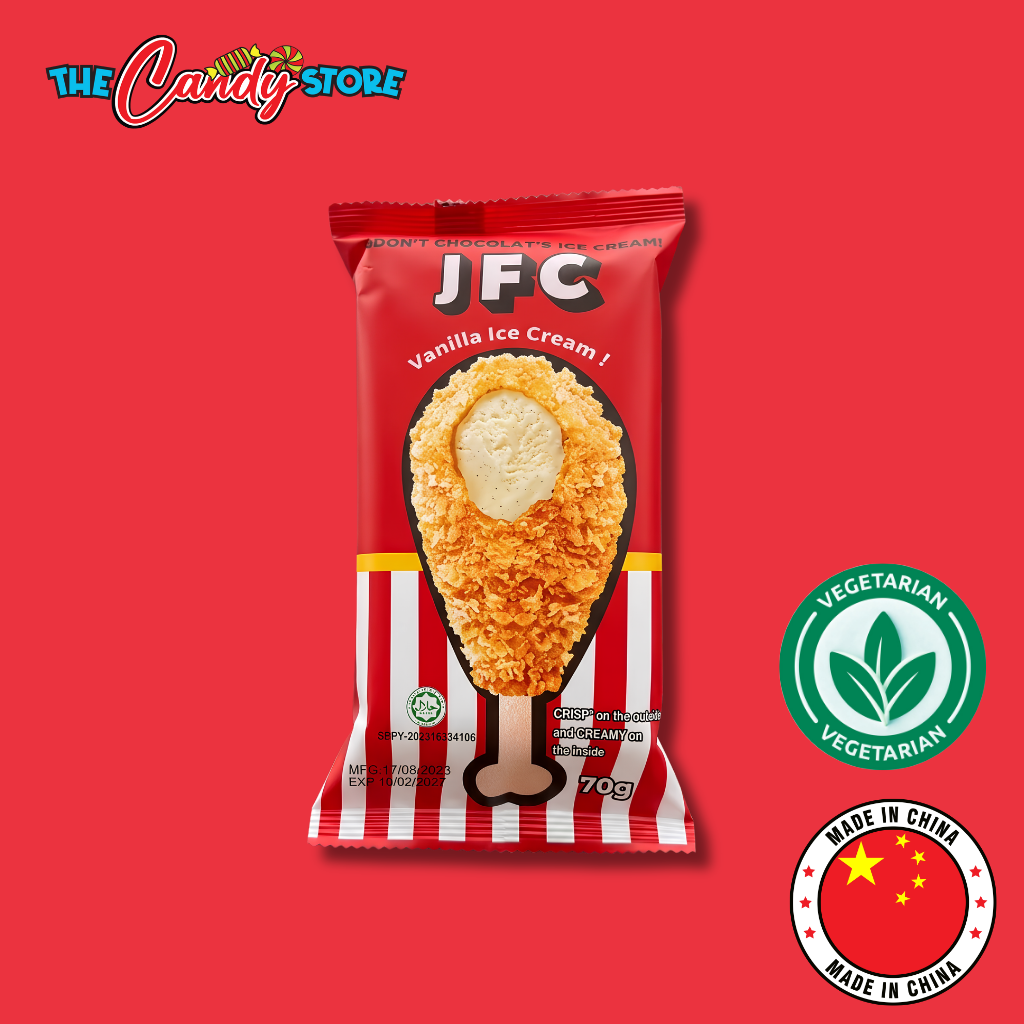 Kak Jajan JFC Drumstick Vanilla Ice Cream
