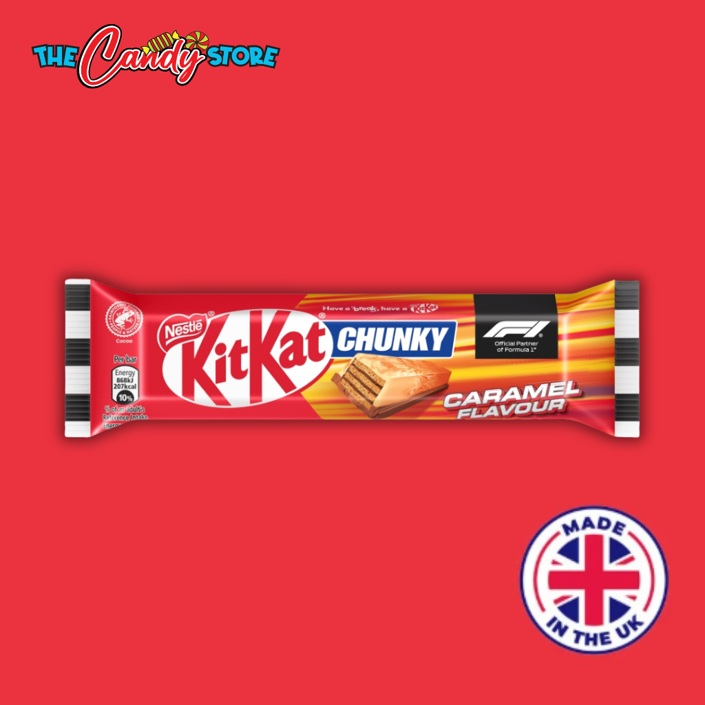 KitKat F1 Chunky Caramel Flavour Milk Chocolate Bar