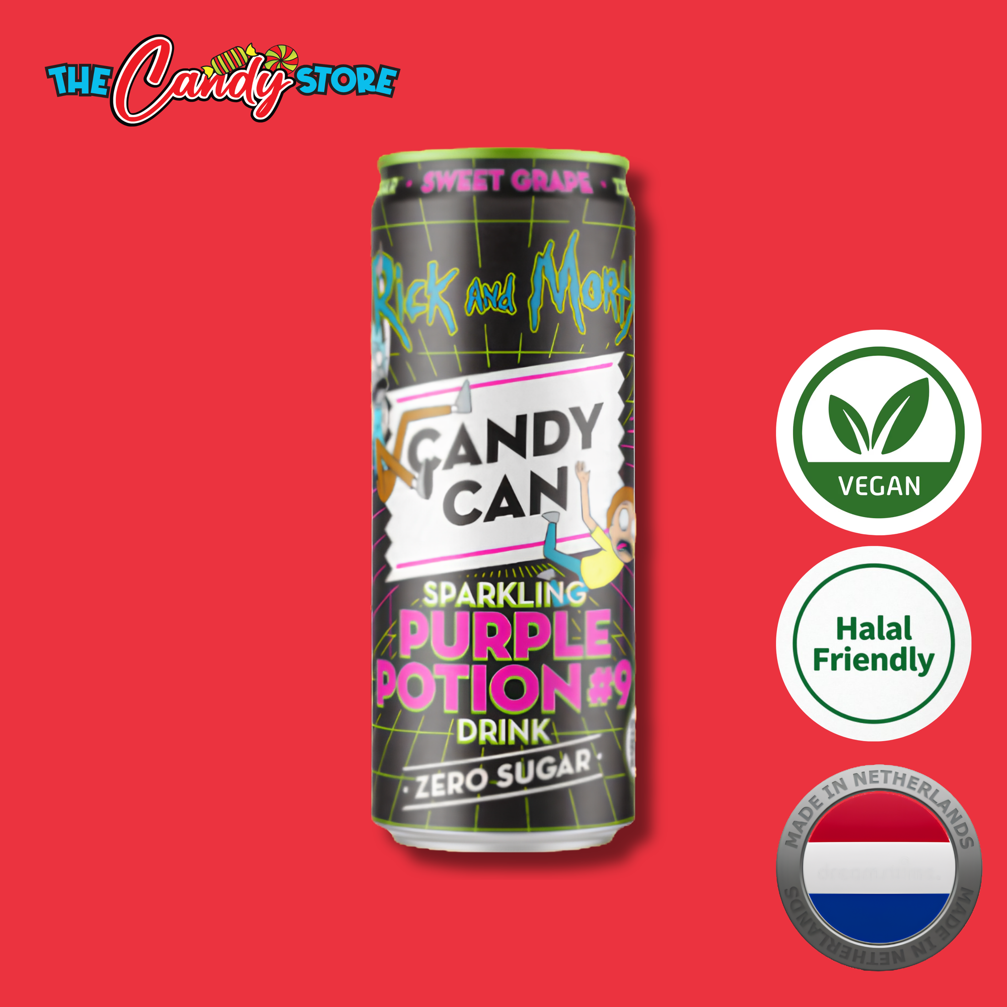 Rick & Morty Sparkling Purple Potion
