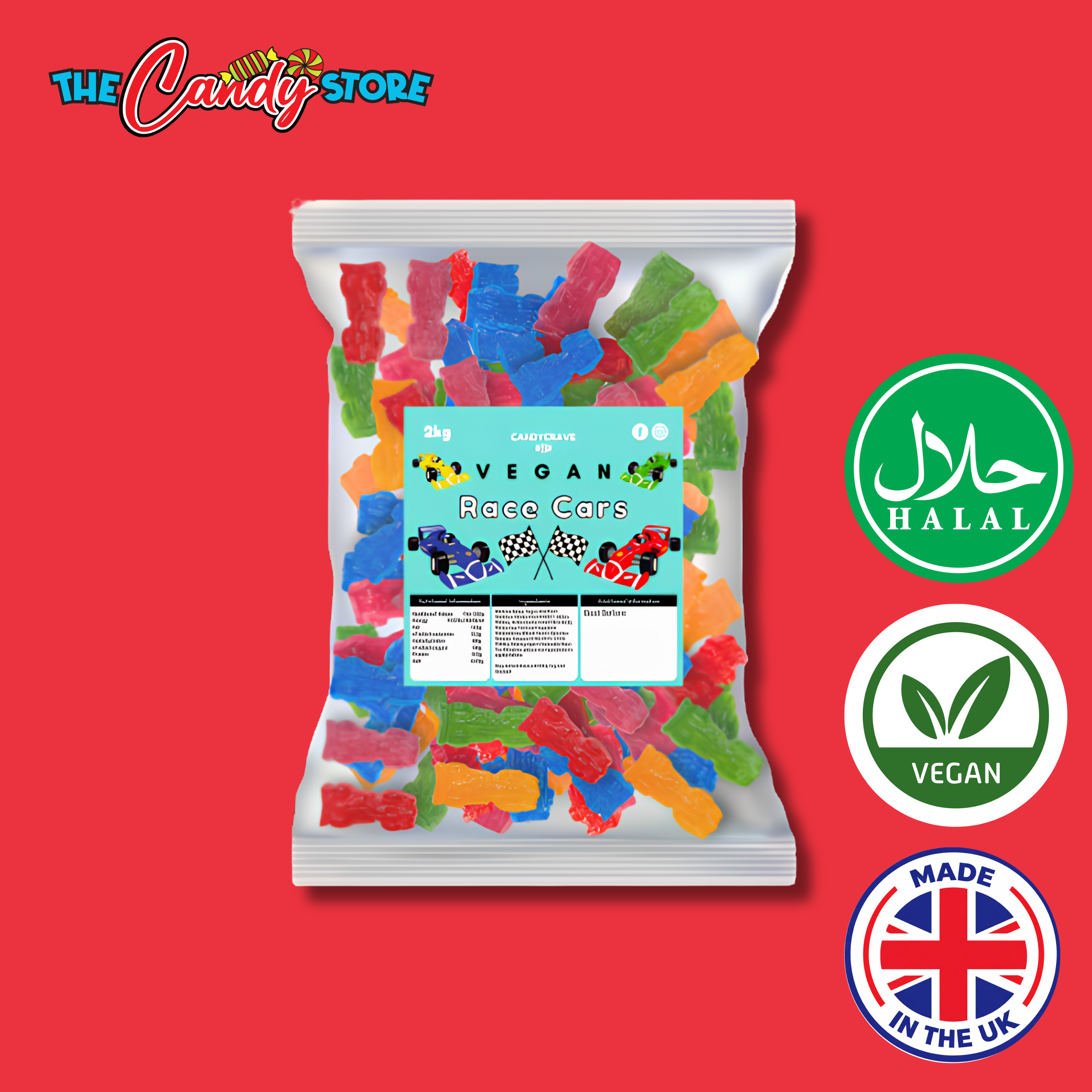 Candycrave Vegan Race Cars 