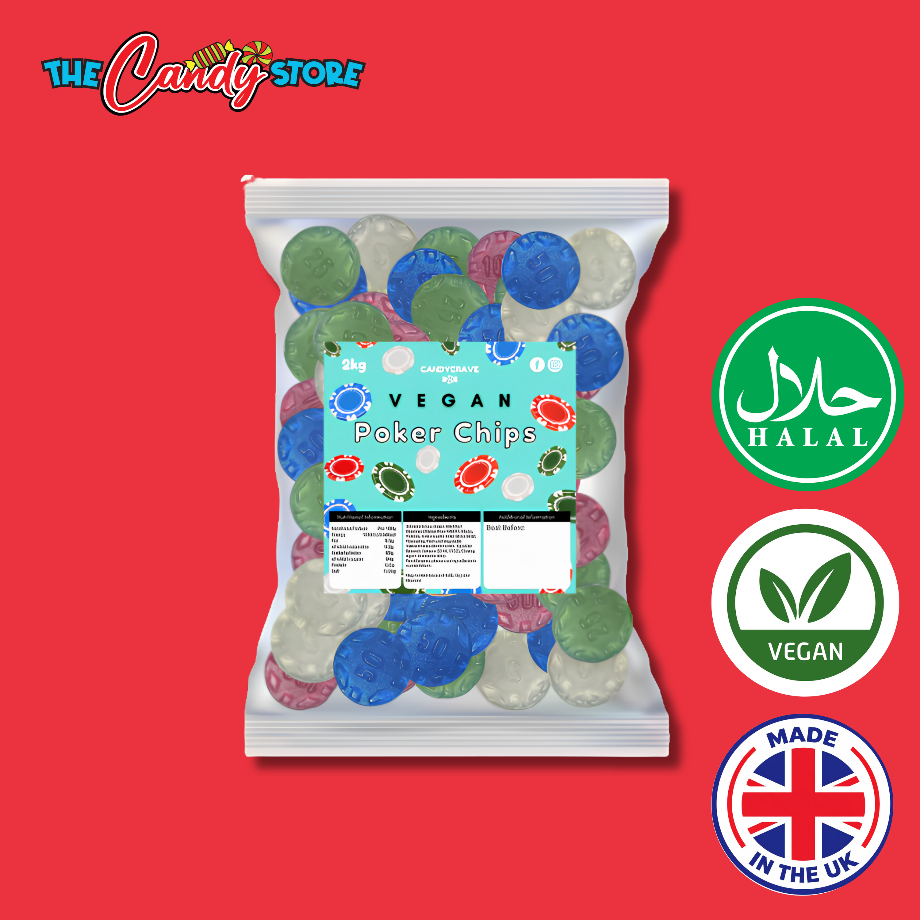 Candycrave Vegan Poker Chips 