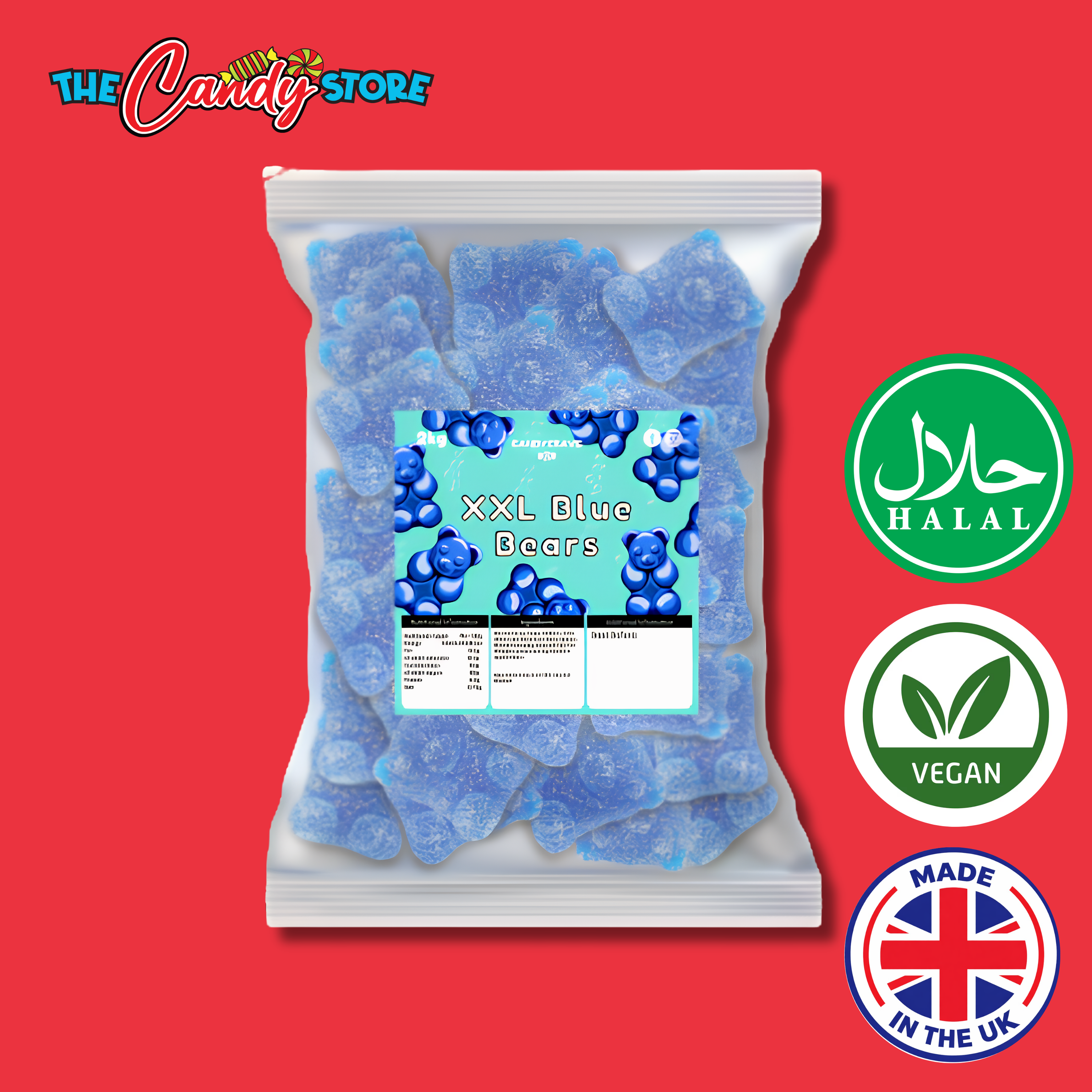 Candycrave XXL Fizzy Blue Bears