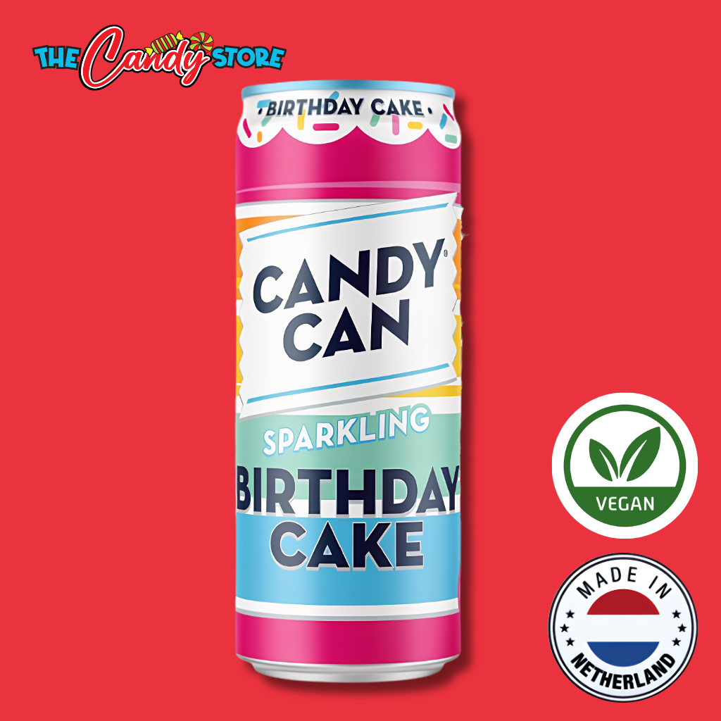 Candy Can Birthday Cake Fizzy Drink