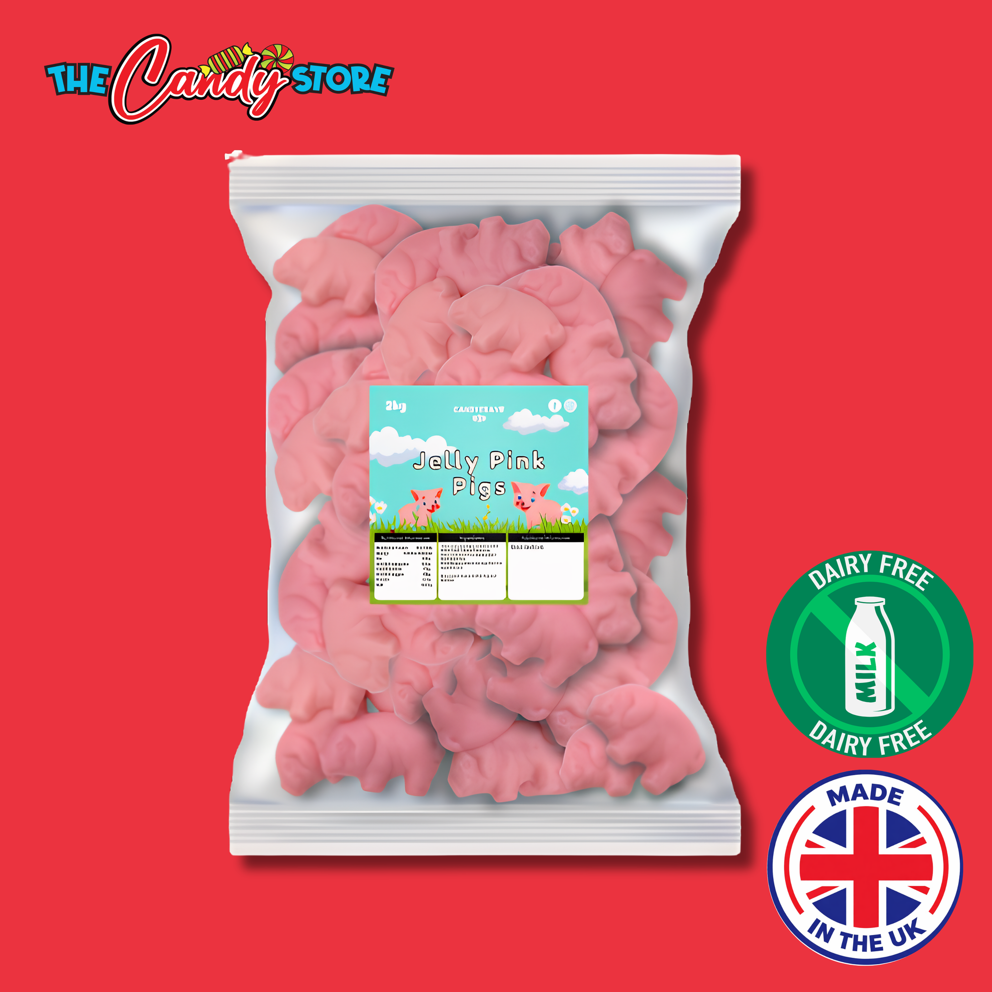 Candycrave Jelly Pink Pigs 