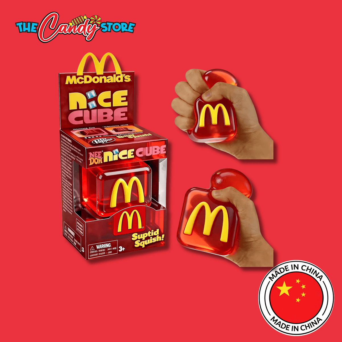 NeeDoh Nice Cube x McDonald's, Squishy Fidget Toy