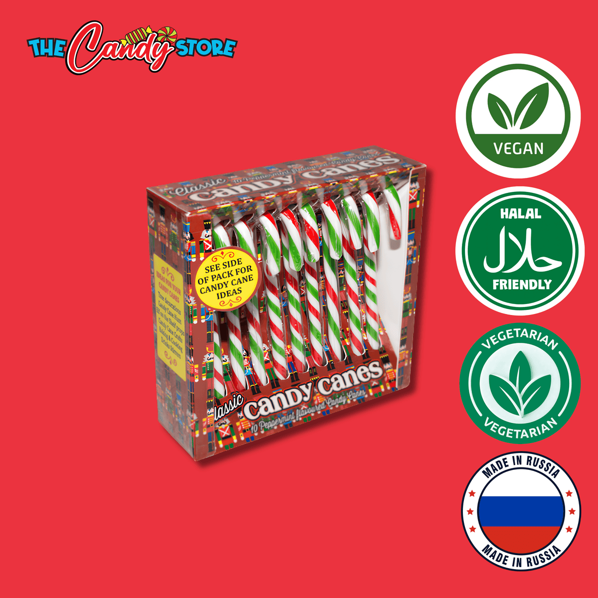Nutcracker Candy Canes, 100g