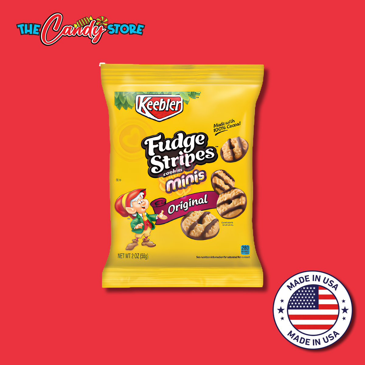 Keebler Mini Fudge Stripes, 56g