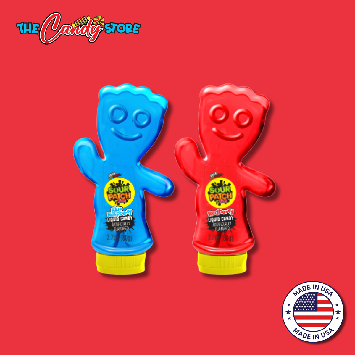 Sour Patch Liquid Candy Redberry and Blue Raspberry, 77g