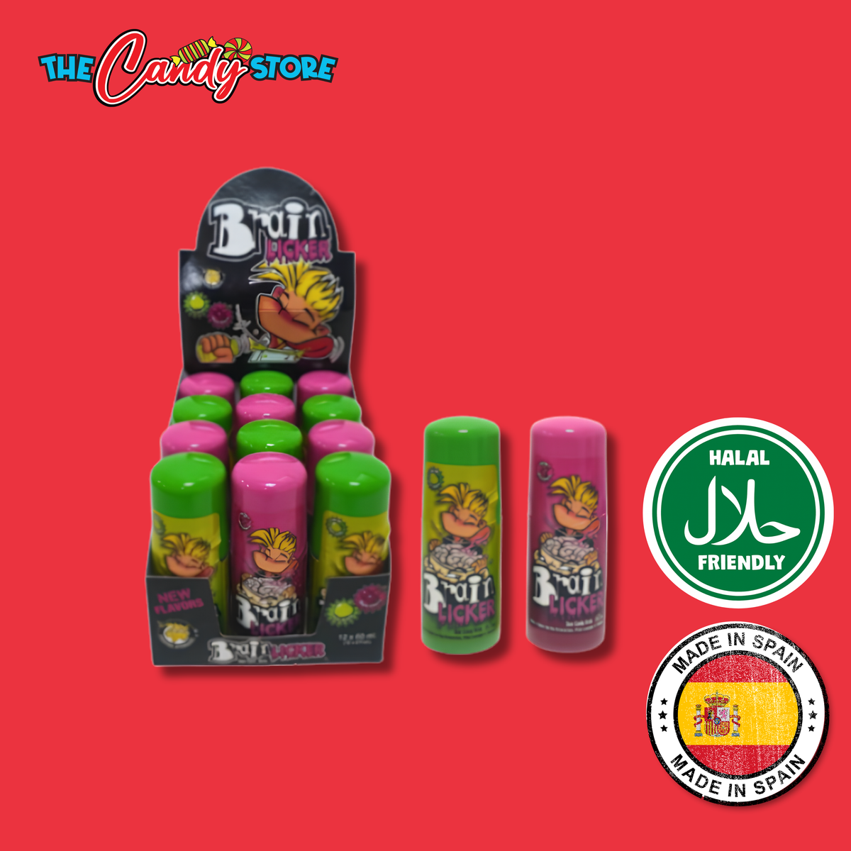 Brain Licker Black Cherry and Green Apple, 60ml
