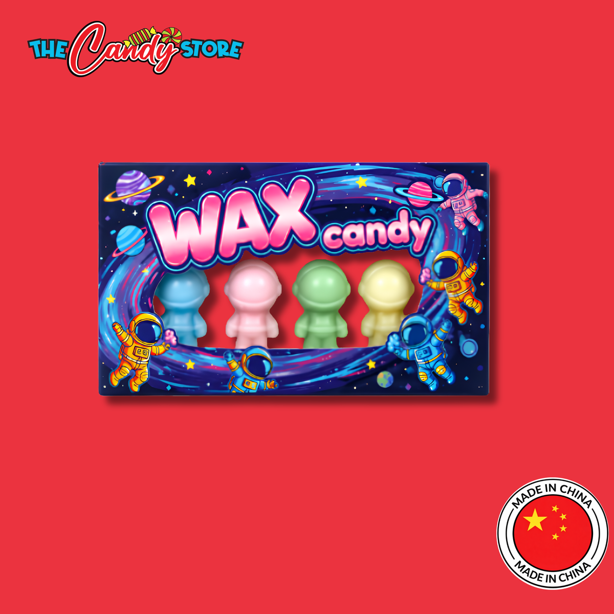 Nubbee Wax Candy Astronauts, 24g