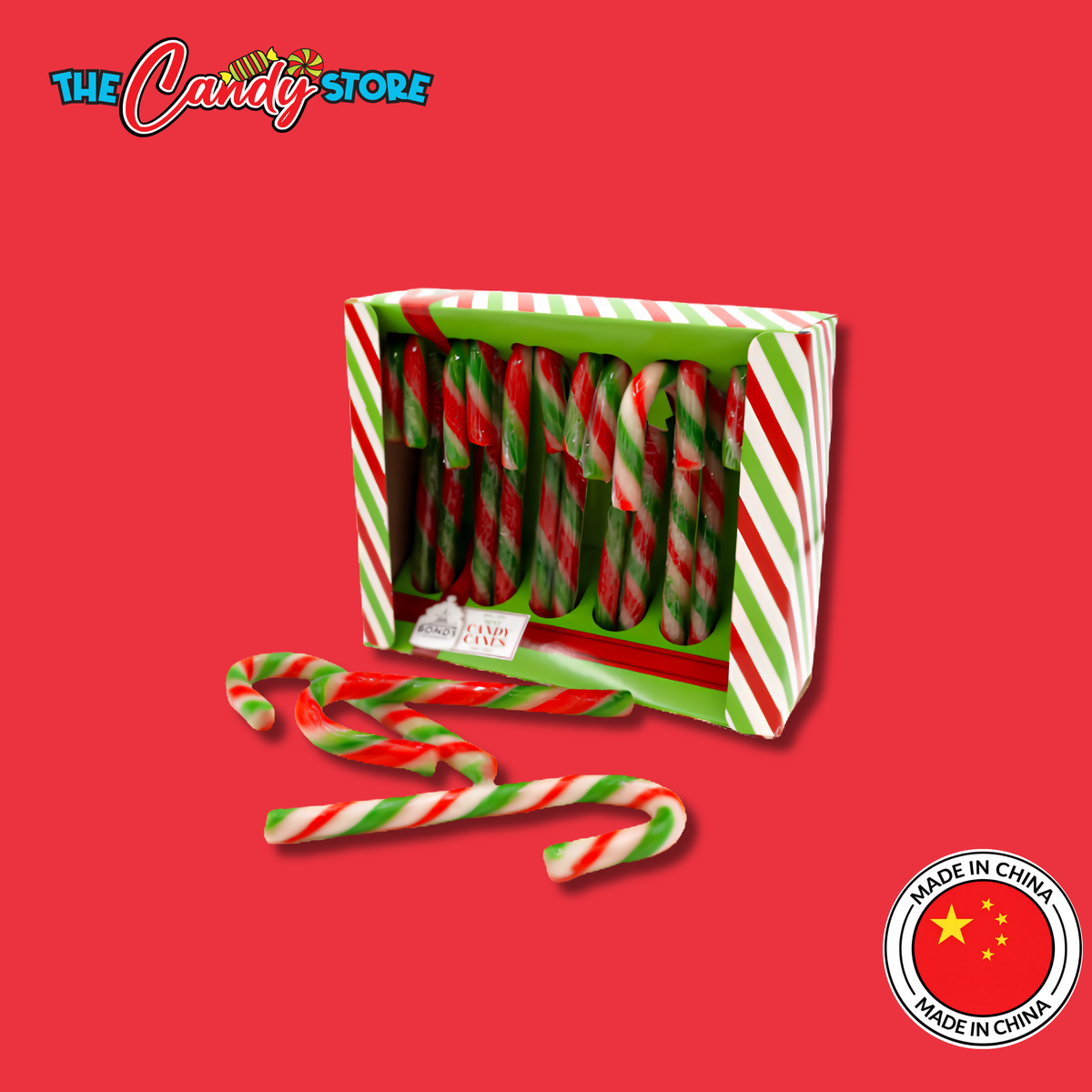 Bonds Mint Candy Canes 12 Pack, 120g