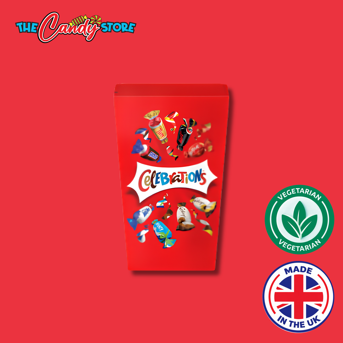 Celebrations Milk Chocolate & Biscuit Bars Sharing Tub, 500g