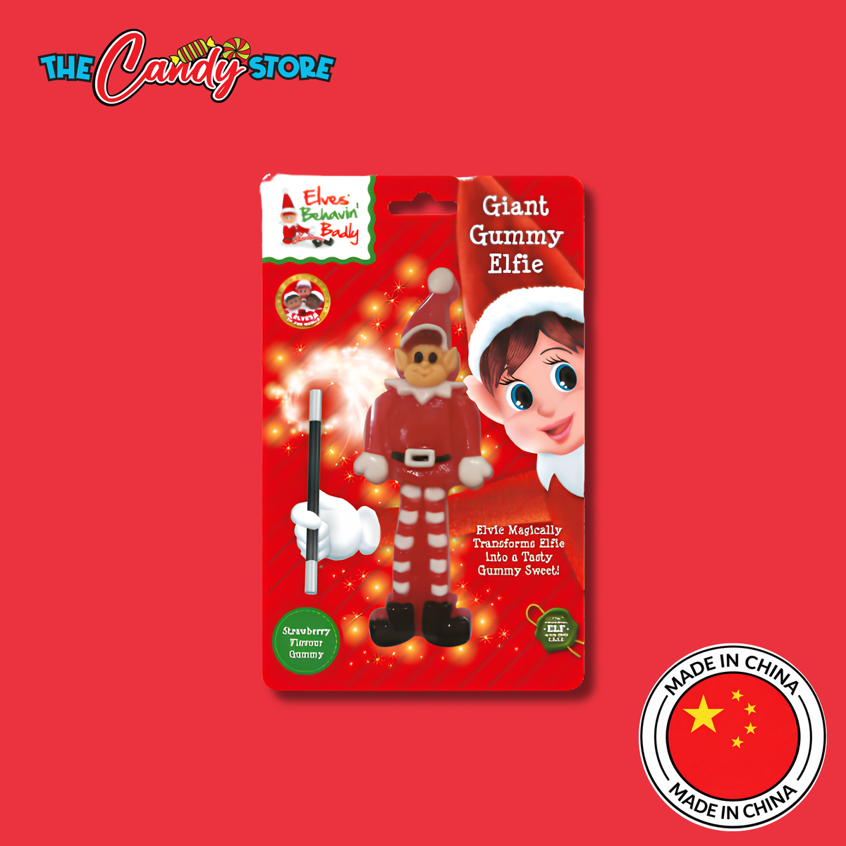 Elves Behavin' Badly Giant Gummy Elfie, 80g
