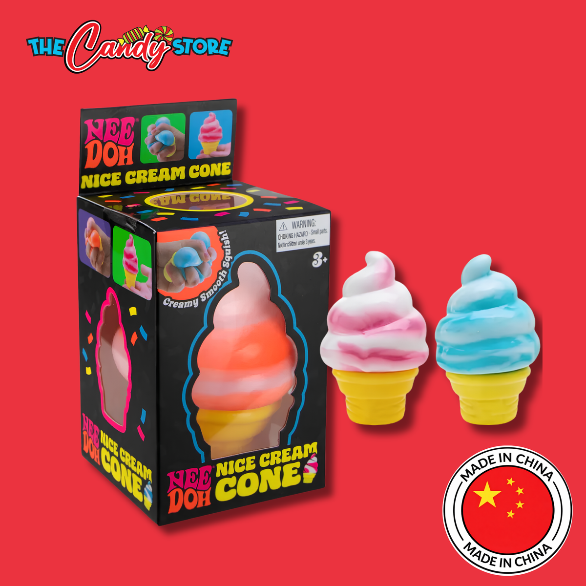 NeeDoh Cone – Squishy Sensory Fidget Toy