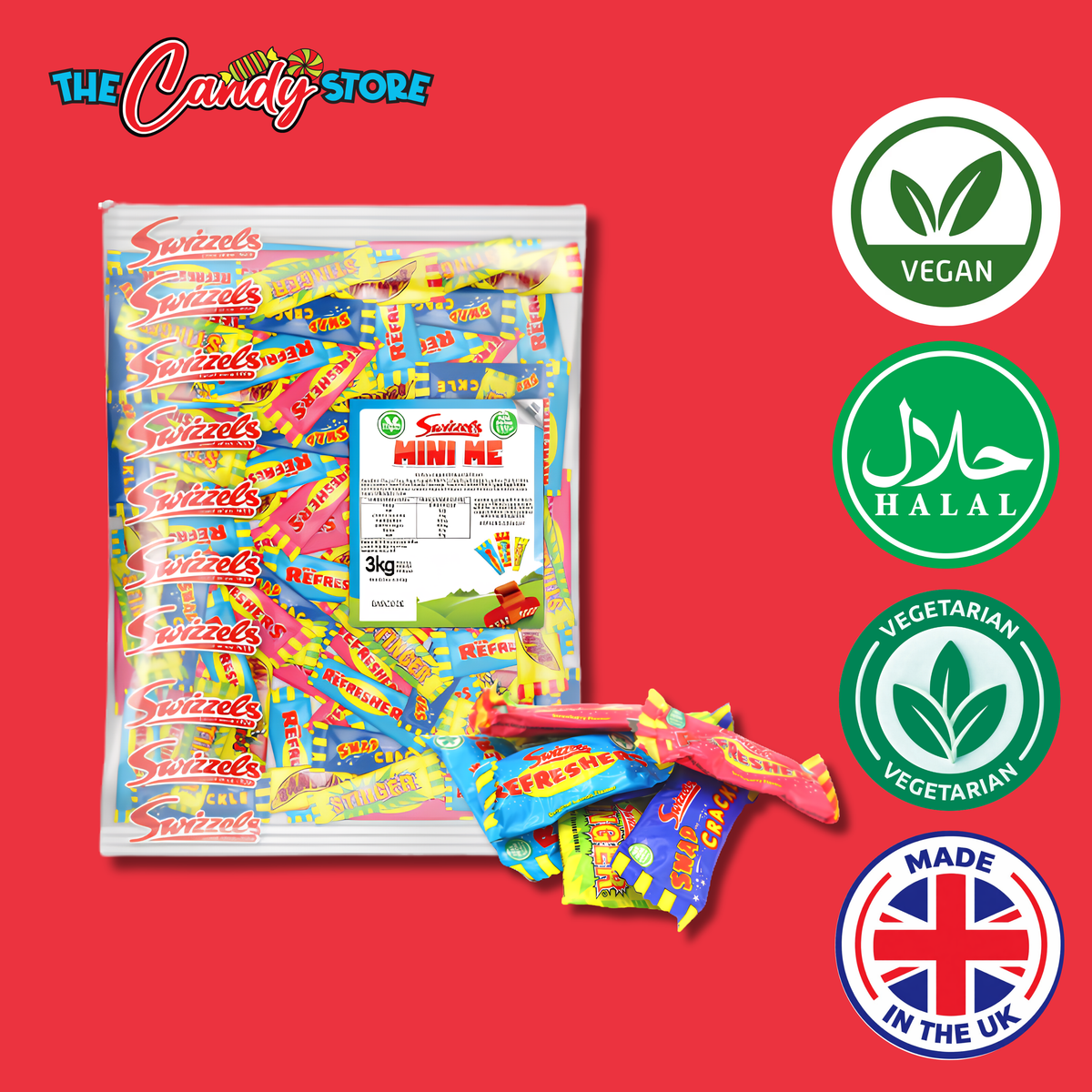 Swizzels Mini Me Chews, 3kg