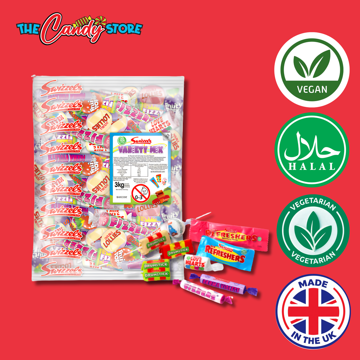 Swizzels Variety Mix, 3kg