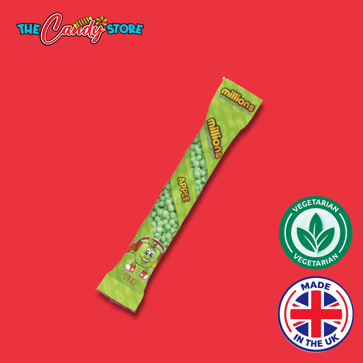 Millions Apple Tubes, 55g