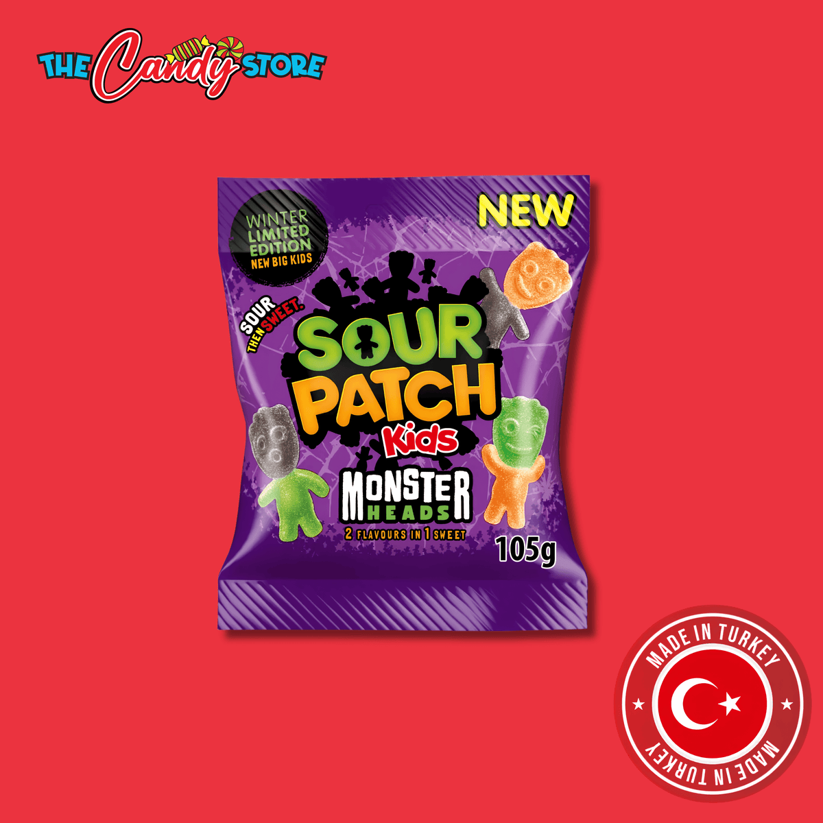 Spooky Sour Joyride Box: Sour Patch Kids Monster Heads