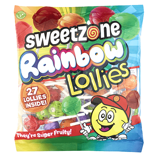 Sweetzone Rainbow Lollies sharing bag