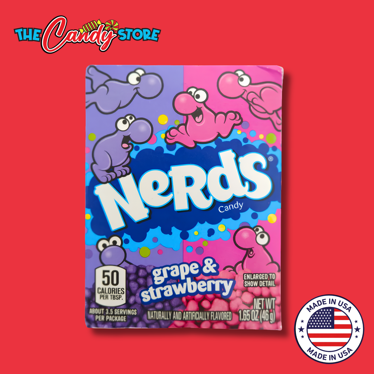 Nerds Grape & Strawberry Theatre Candy Box