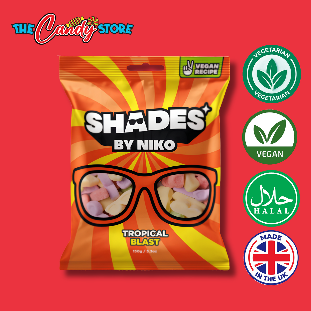 Shades by Niko Tropical Blast Bag, 150g
