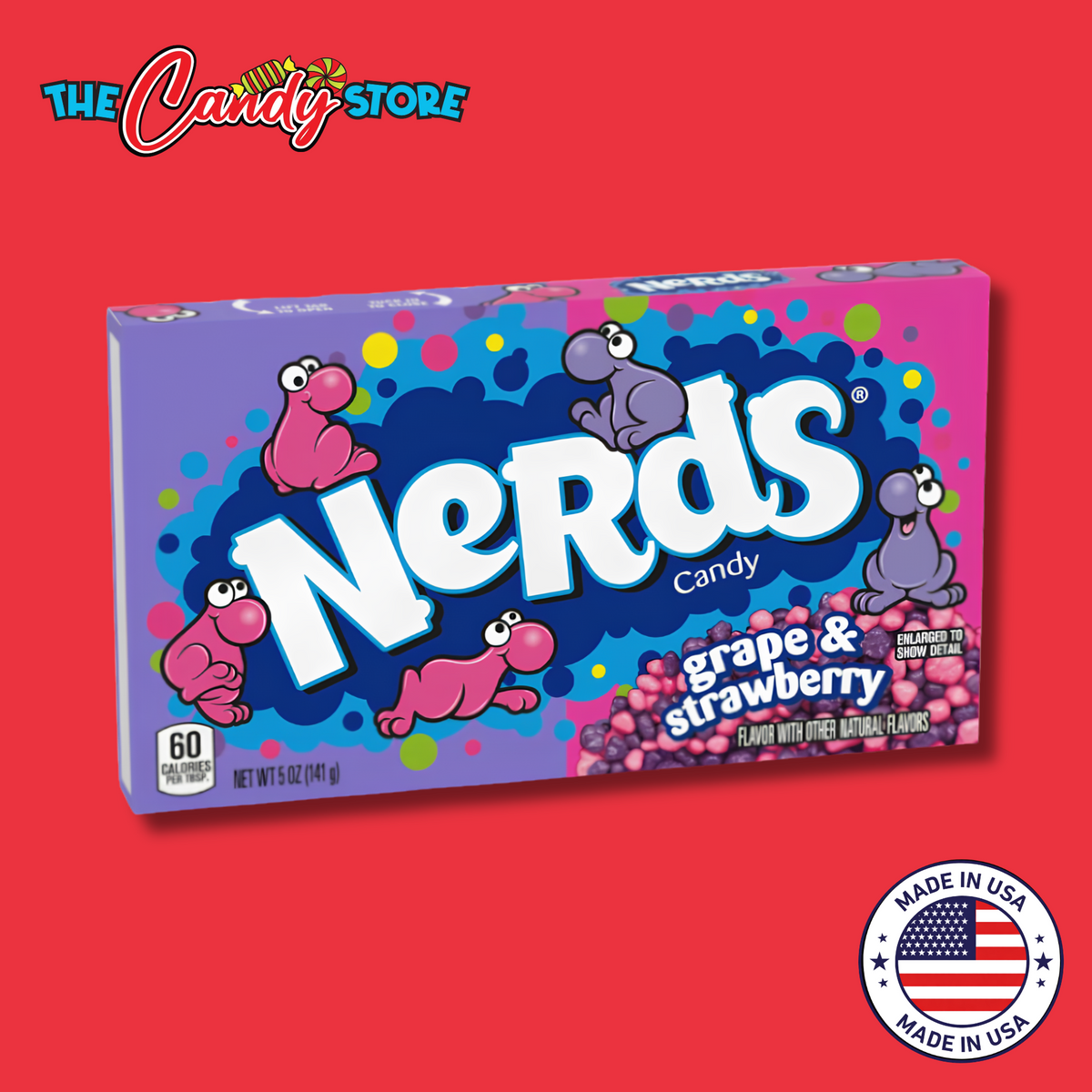 Nerds Grape & Strawberry Theatre Candy Box
