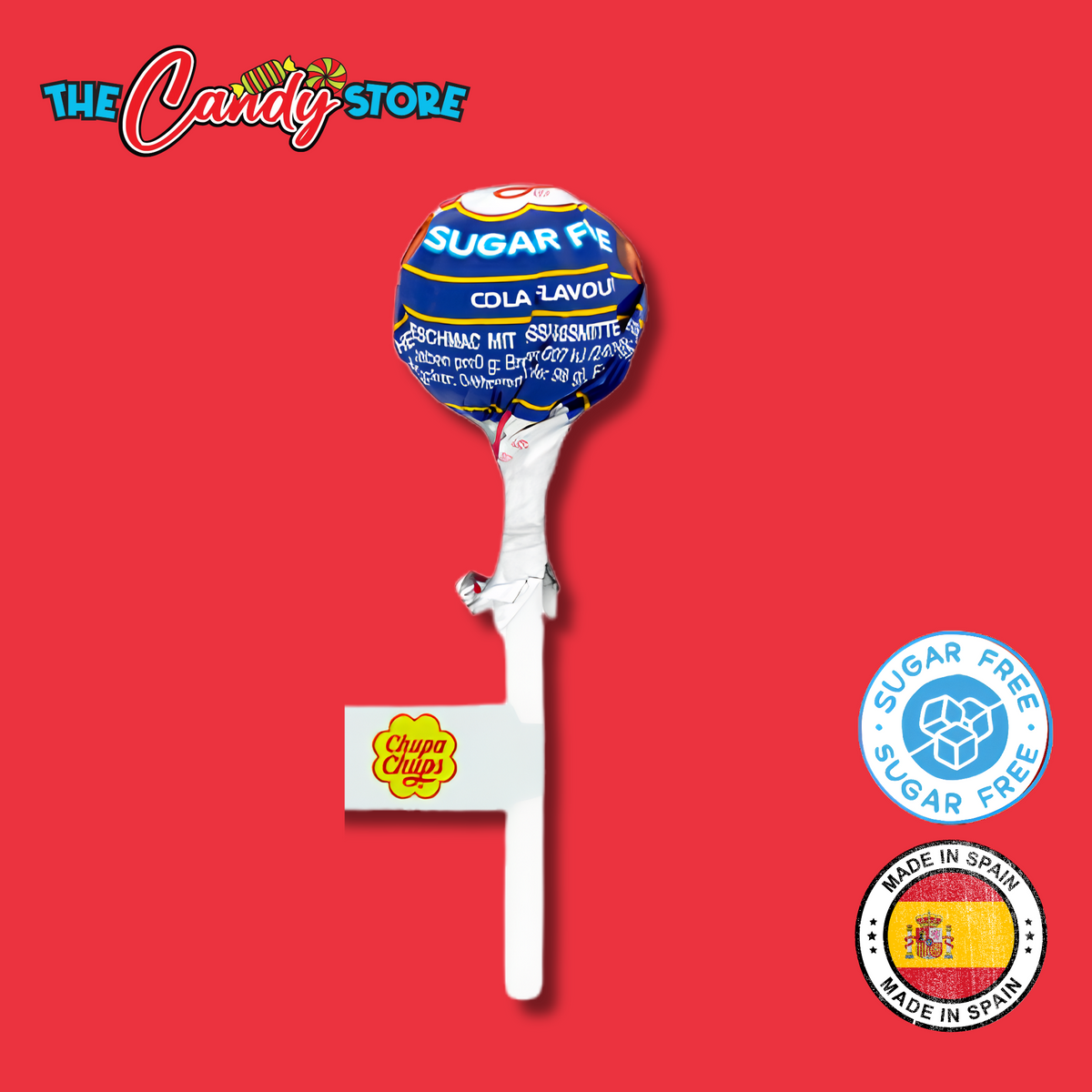 Chupa Chups Sugar Free Assorted Flavour Lollipops