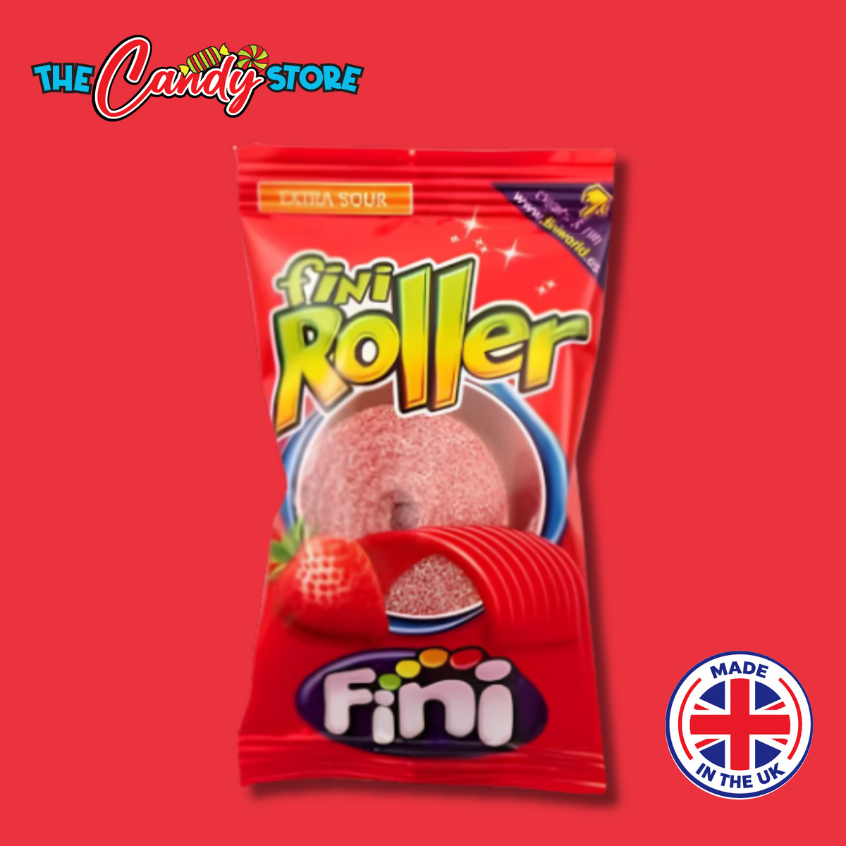 Fini Roller Fizz Strawberry Flavour, 20g