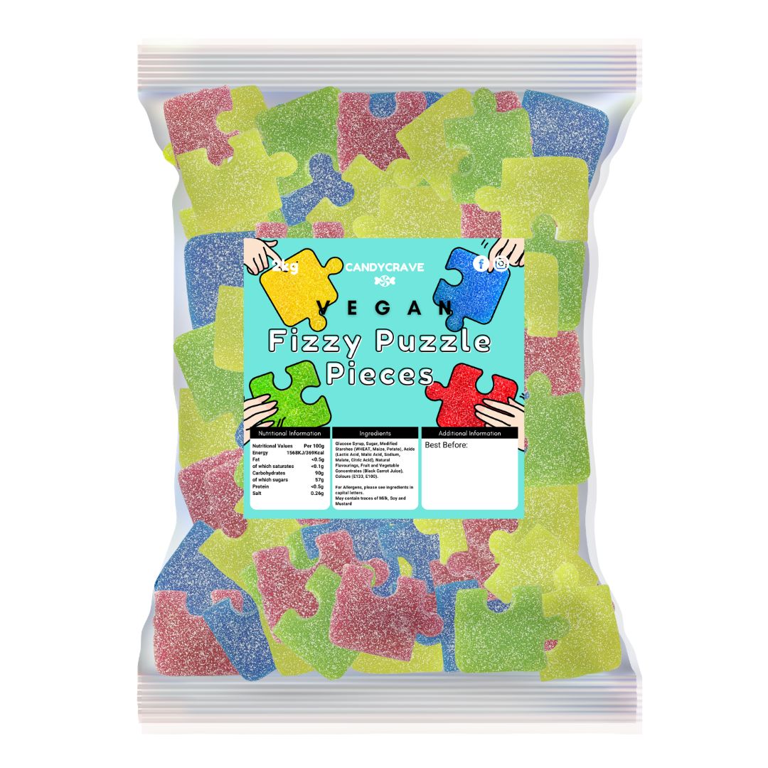 Candycrave Vegan Fizzy Puzzle Pieces 2kg