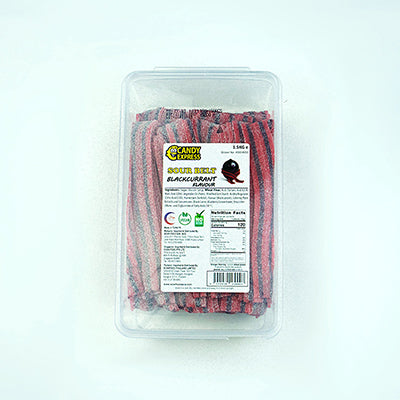 Candy Express Sour Belts Blackcurrant (1.5kg Bag)
