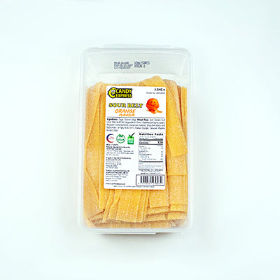 Candy Express Sour Belts Orange (1.5kg Bag)