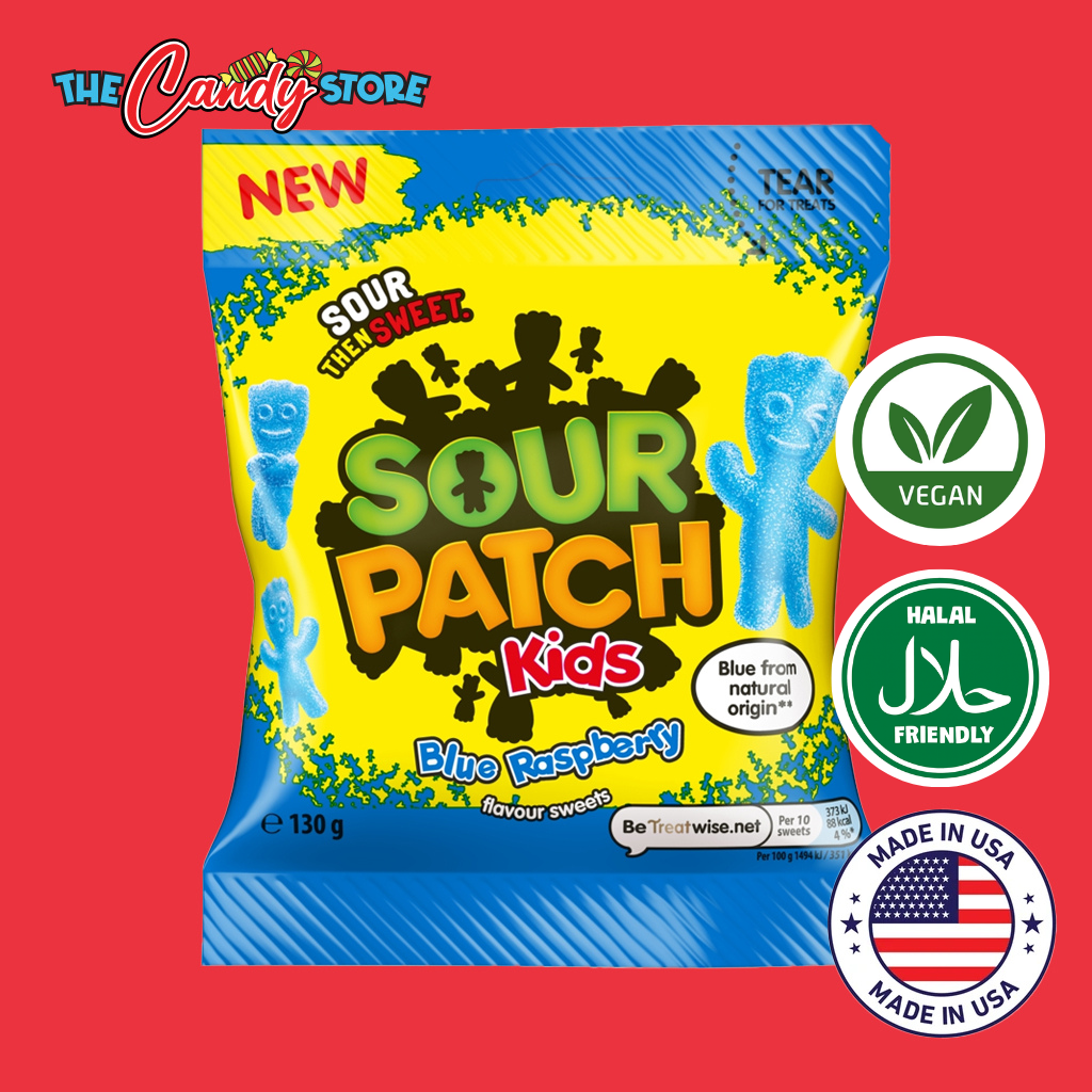 Sour Patch Kids Blue Raspberry Flavour Sweet