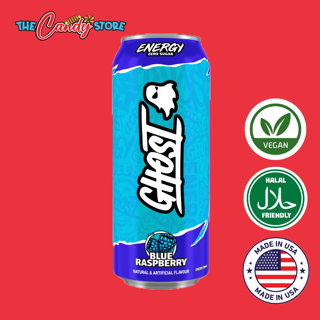 Ghost Energy Blue Raspberry Energy Drink 500ml