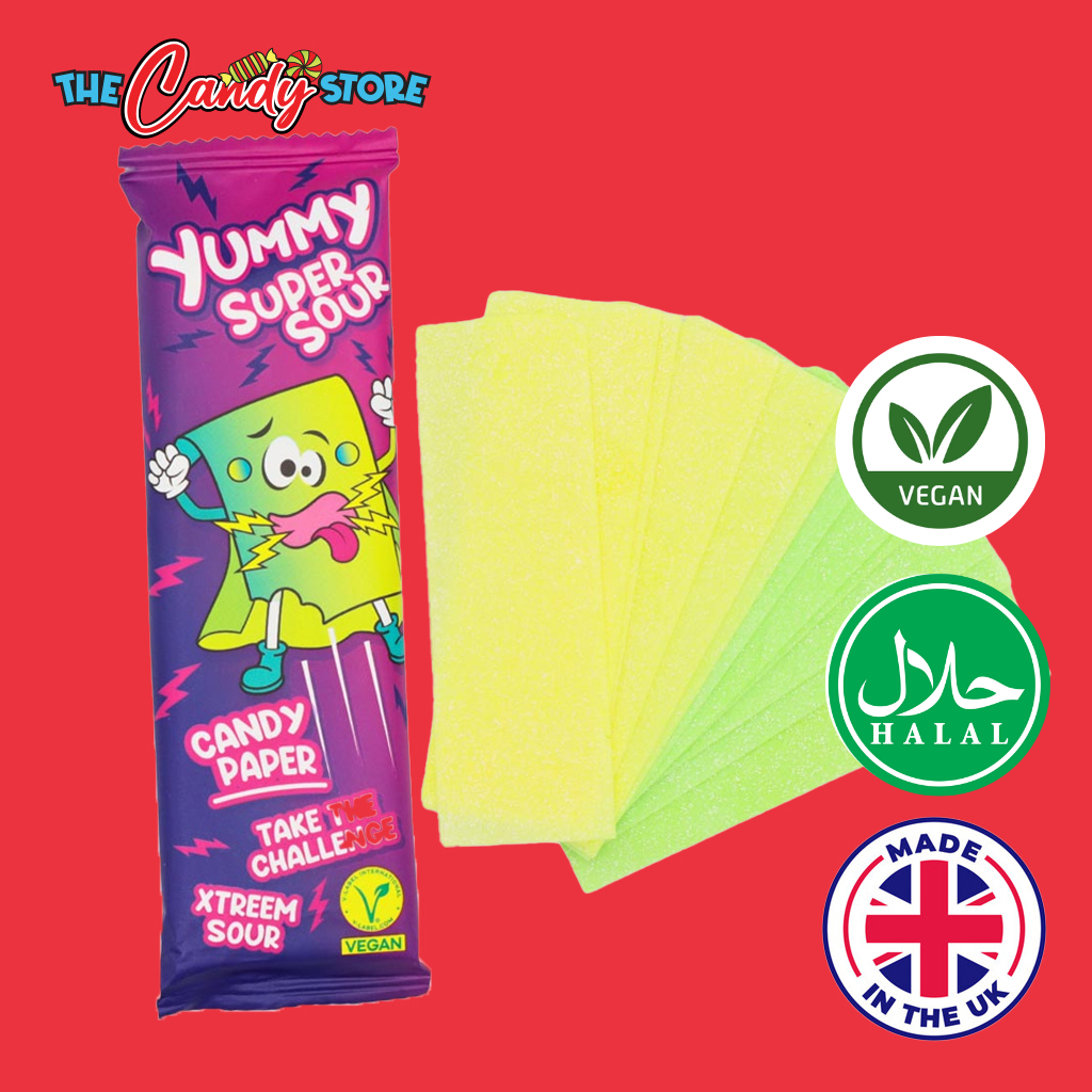Yummy Super Sour Candy Paper
