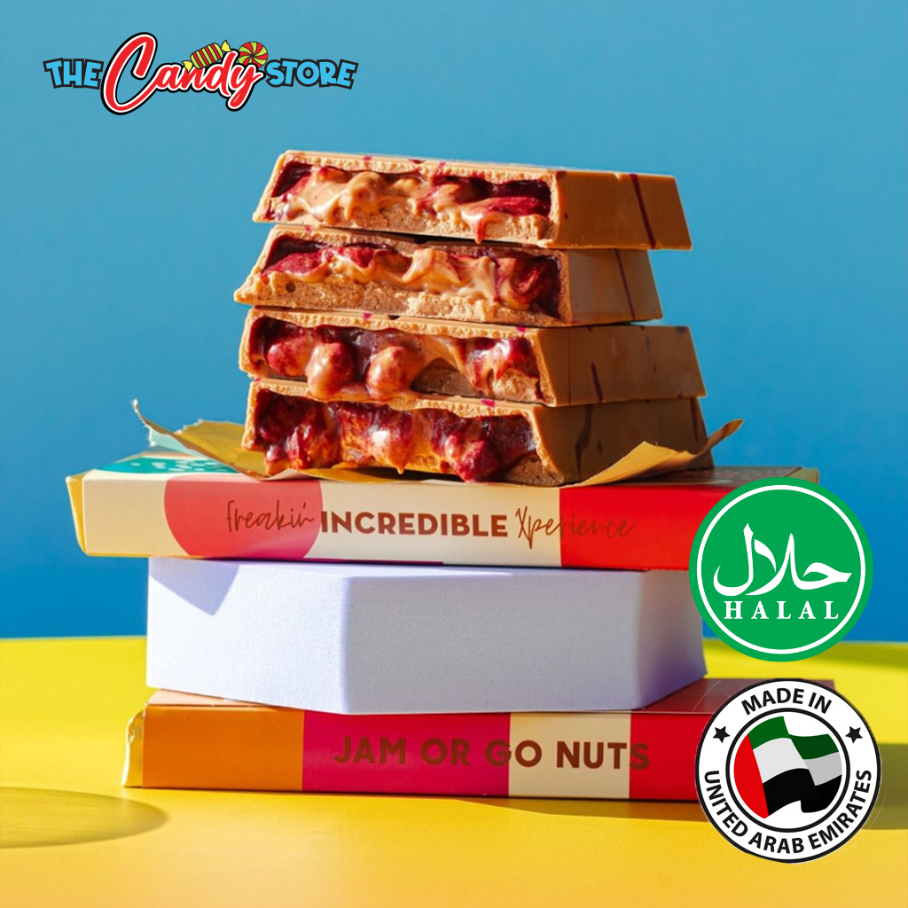 Fix "Jam or Go Nuts" Peanut Butter & Jam Chocolate Bar 210g