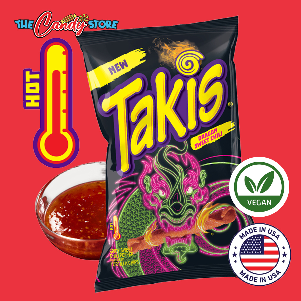 Takis Dragon Sweet Chilli Hot Tortilla Chips