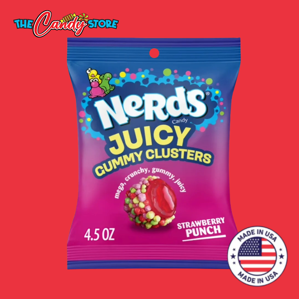 Nerds Juicy Gummy Clusters Strawberry Punch