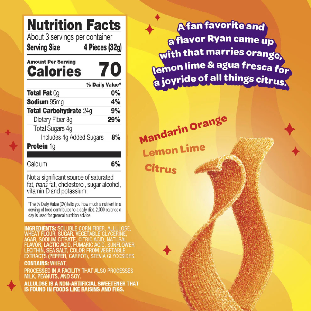 Joyride Sour Fun Drink Strips Chewy Candy