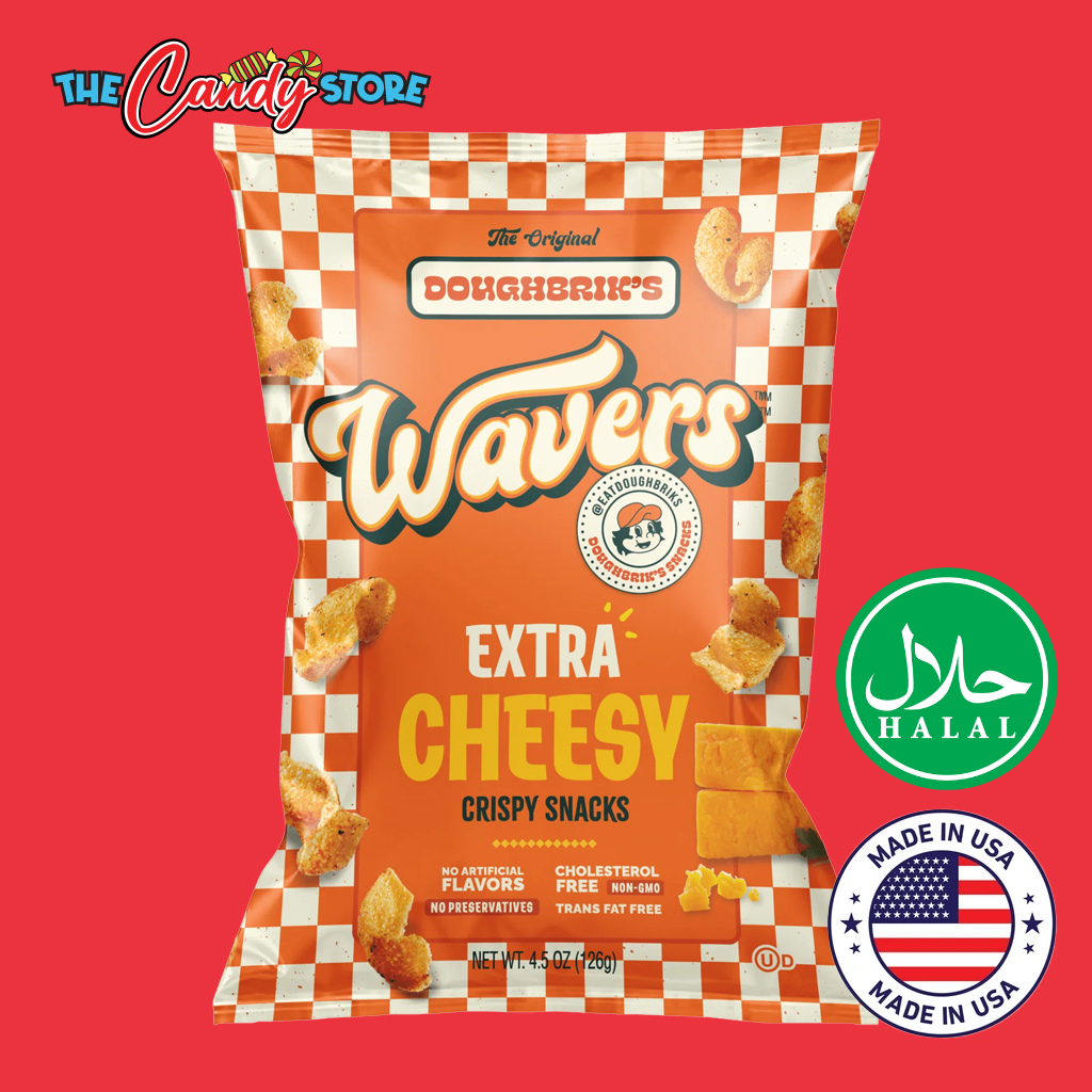 Doughbrik's Extra Cheesy Wavers Snack