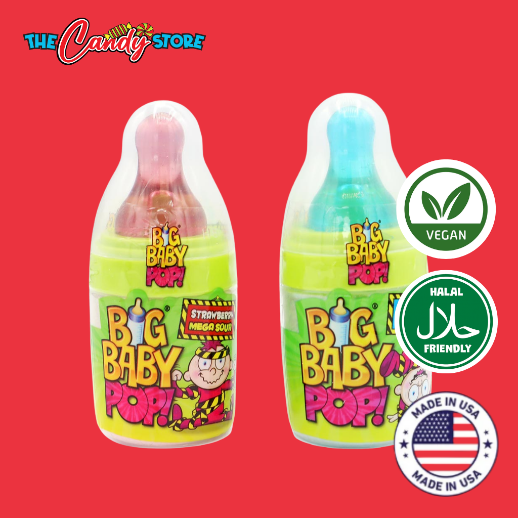 Bazooka Big Baby Pop Favourites Sour
