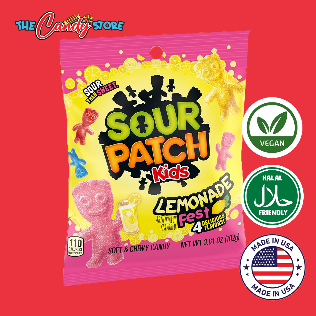 Sour Patch Kids Lemonade Fest Soft & Chewy Candy