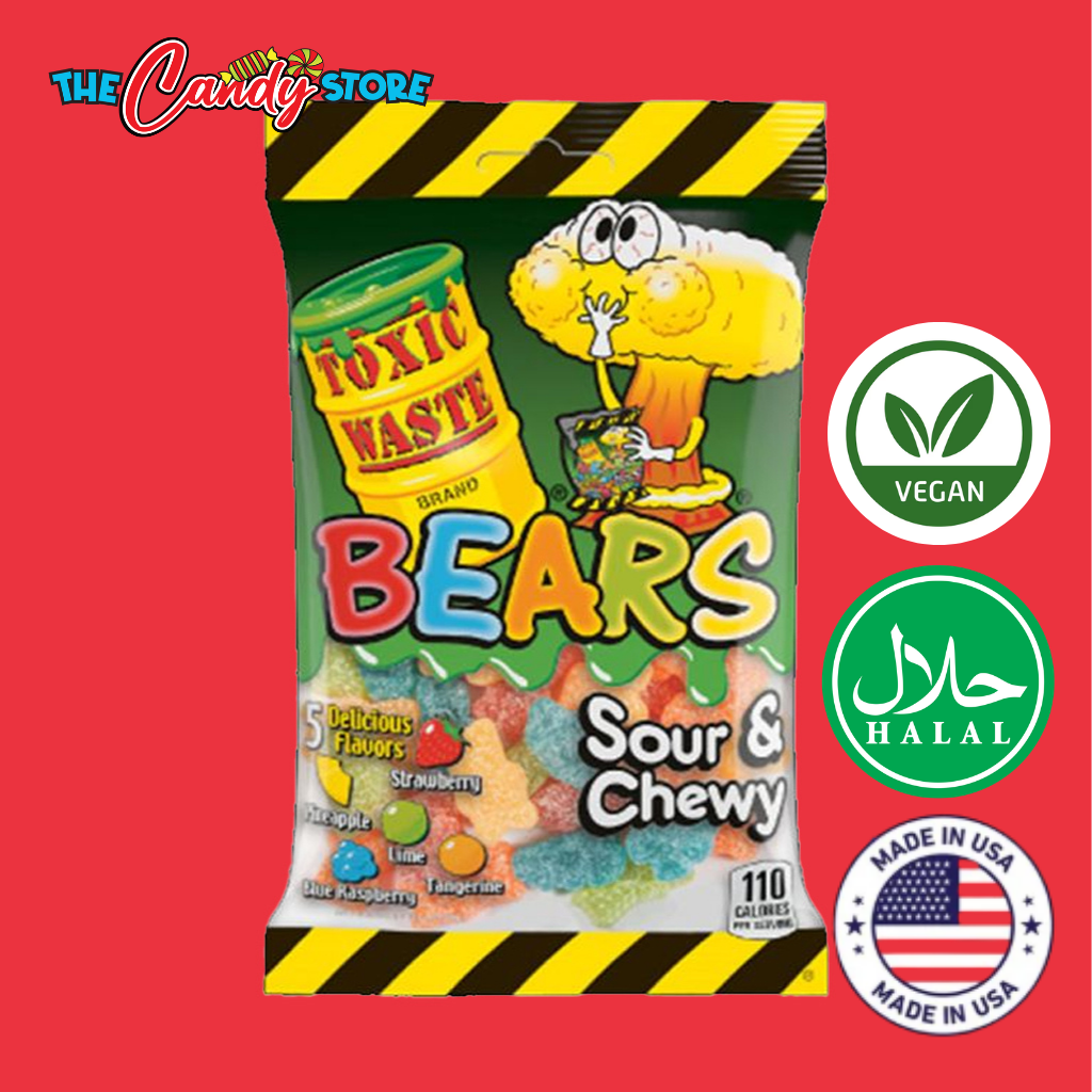 Toxic Waste Sour Gummy Bears