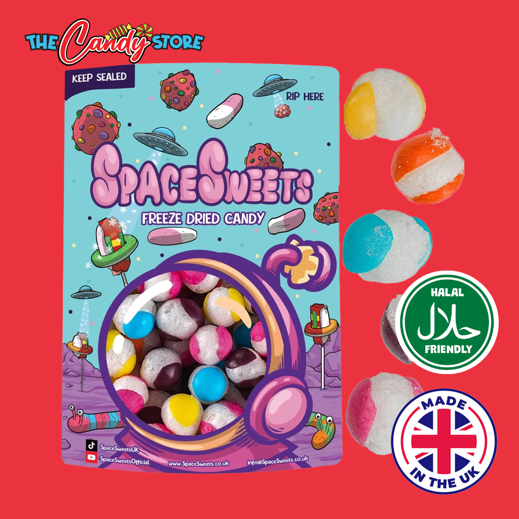 Space Sweets Freeze Dried Fruit Comets Candy