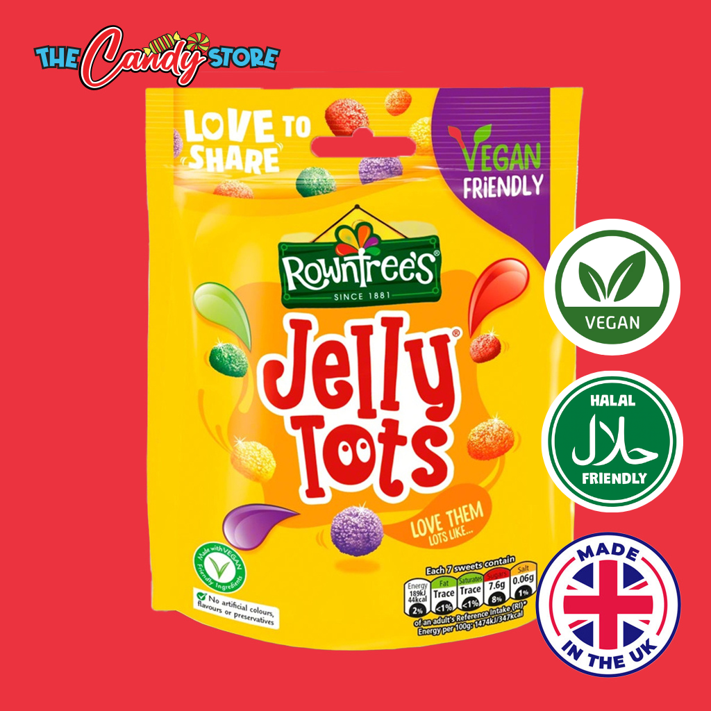 Rowntree's Jelly Tots Vegan Fruity Candy