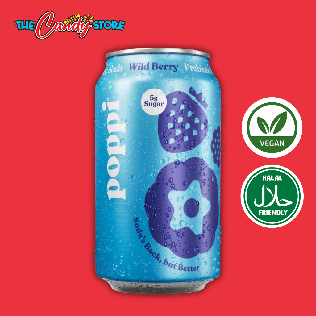 Poppi Wild Berry Prebiotic Soda