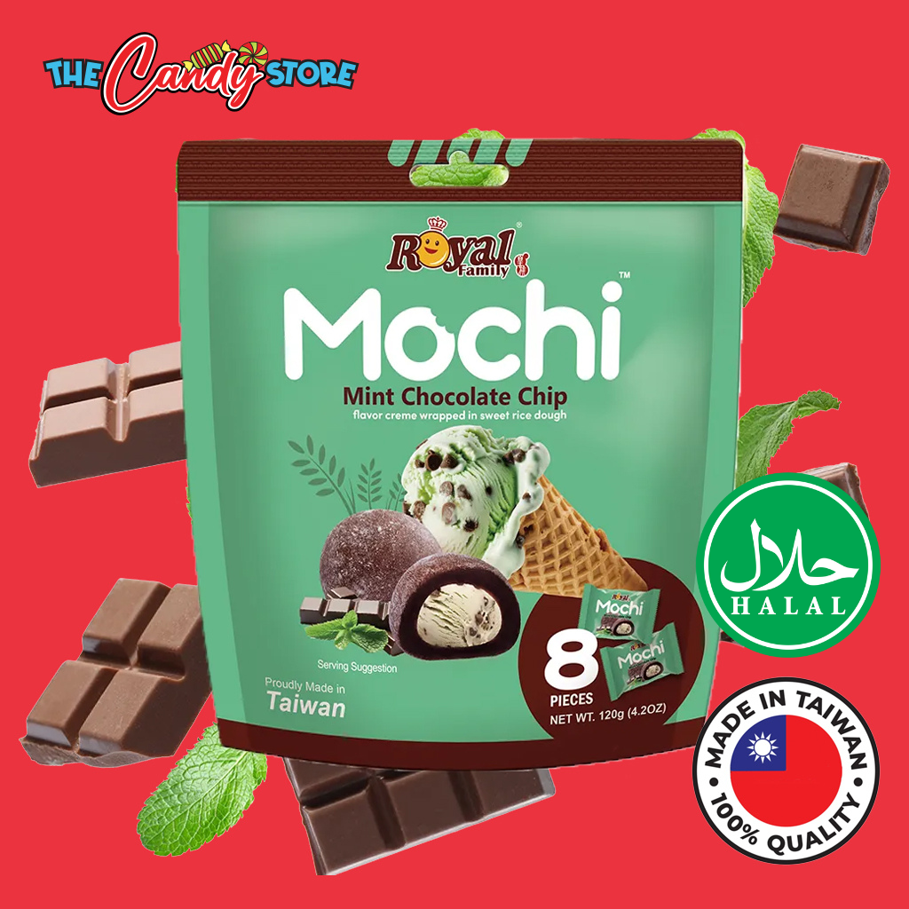 Royal Family Mint Chocolate Chip Mochi