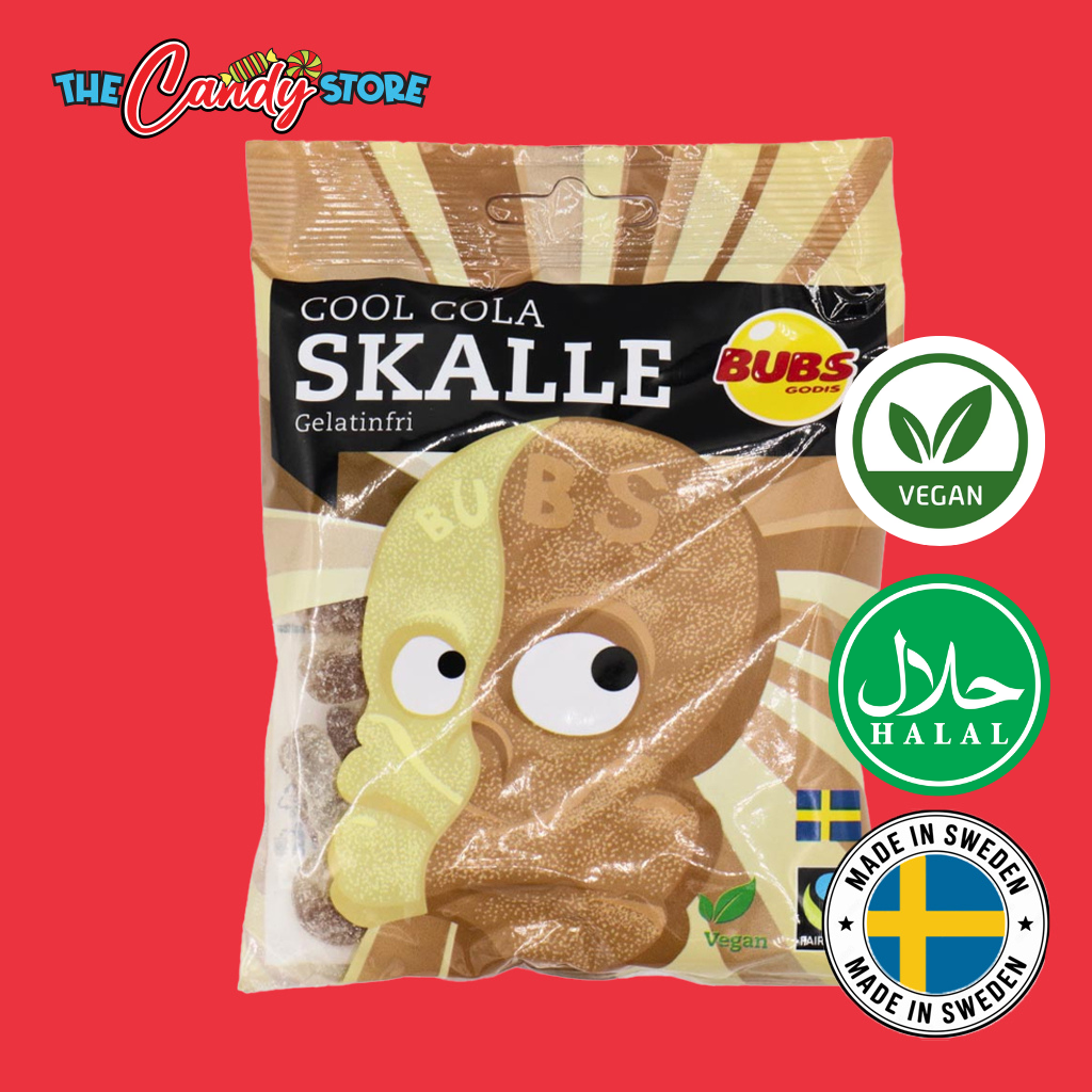 Goody Sour Cola Skull Swedish Candy